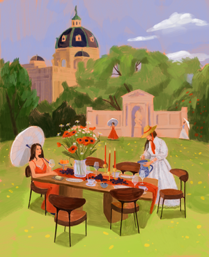 Breakfast in the Volksgarten