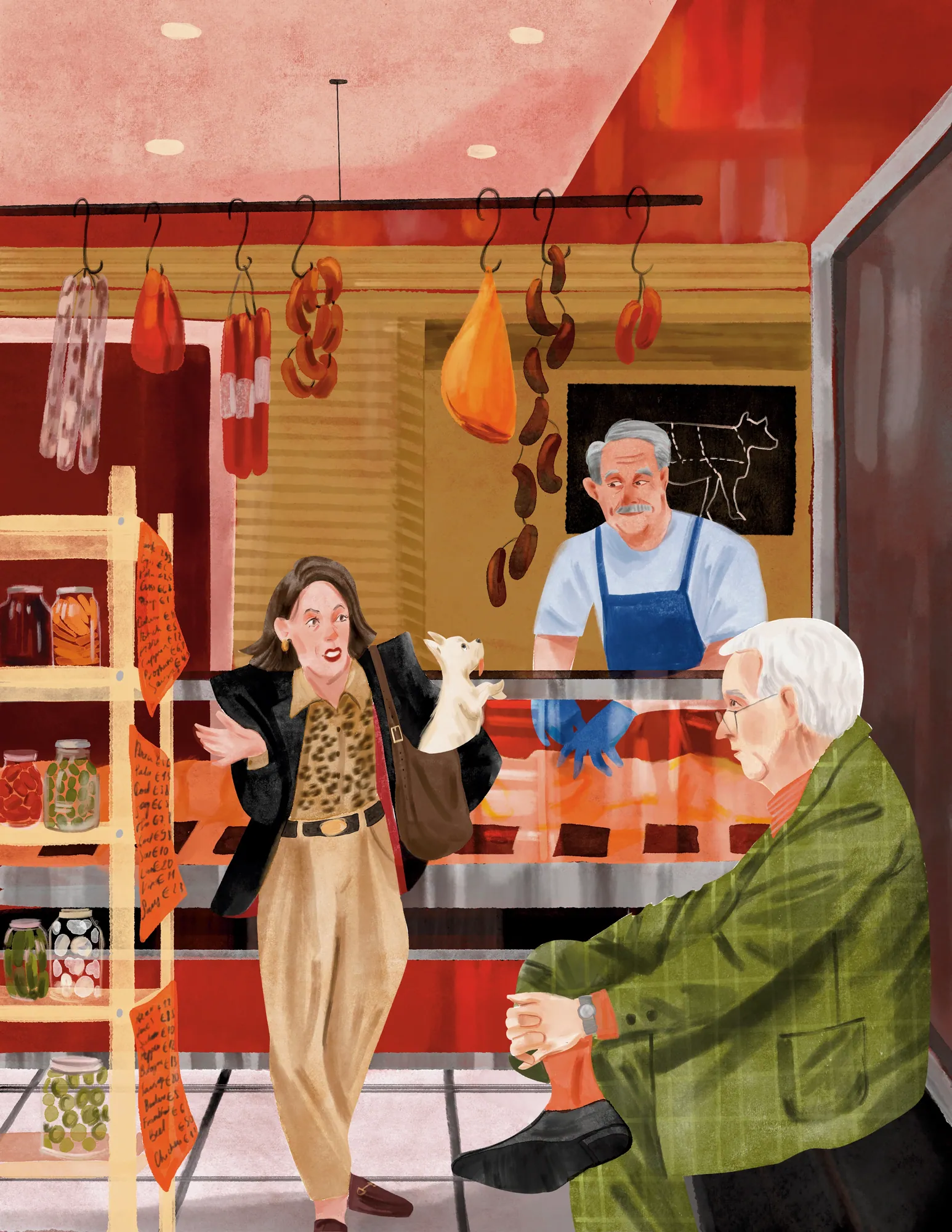 At the Butcher's