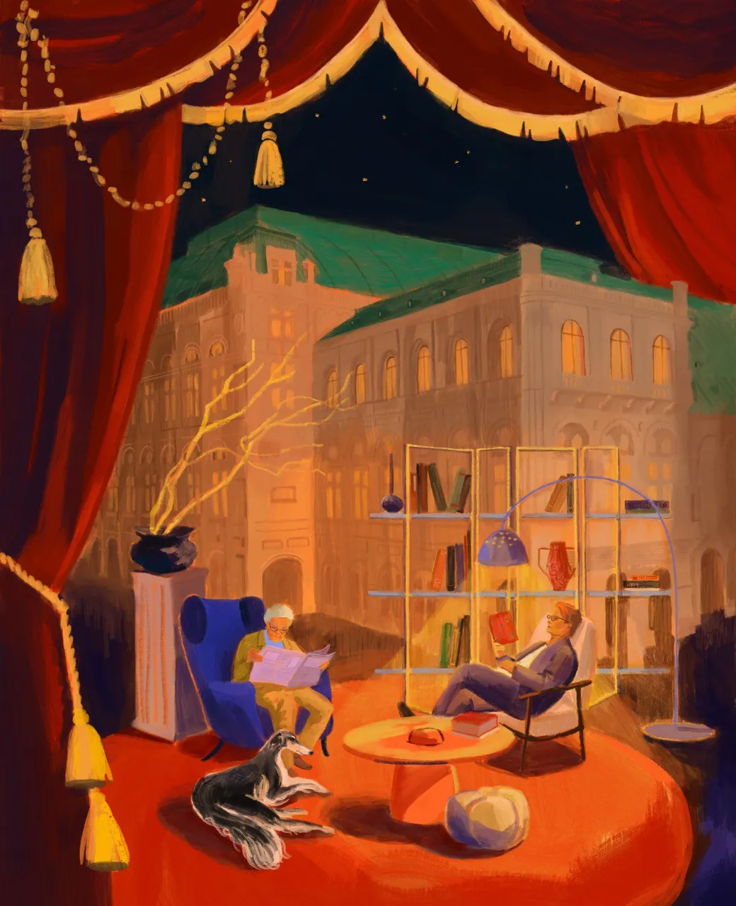 Reading by the State Opera
